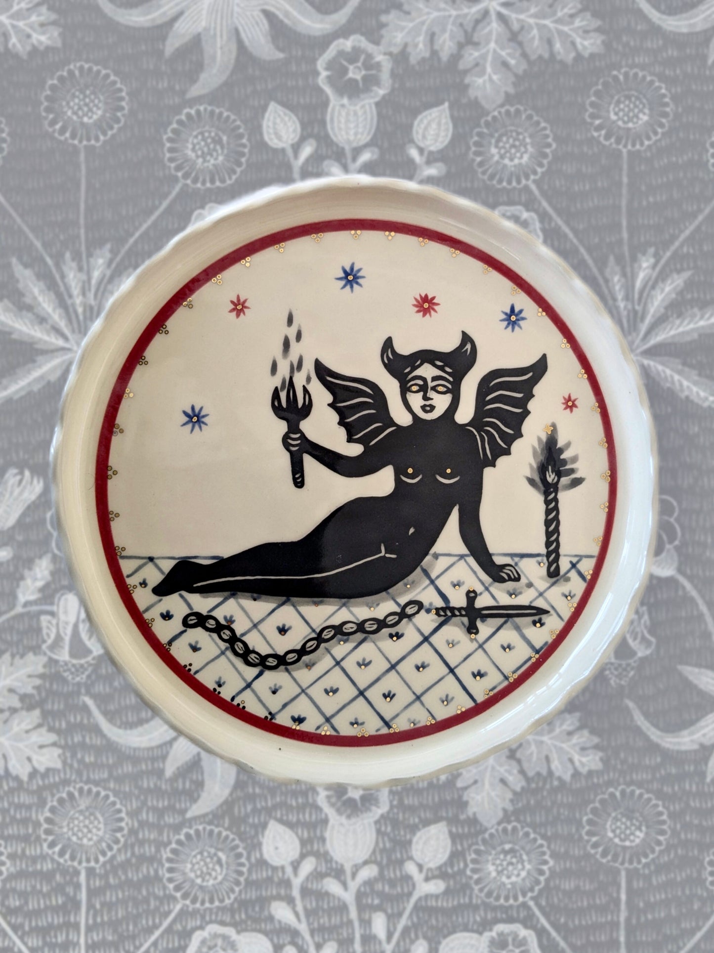 Small plate +greyhound+