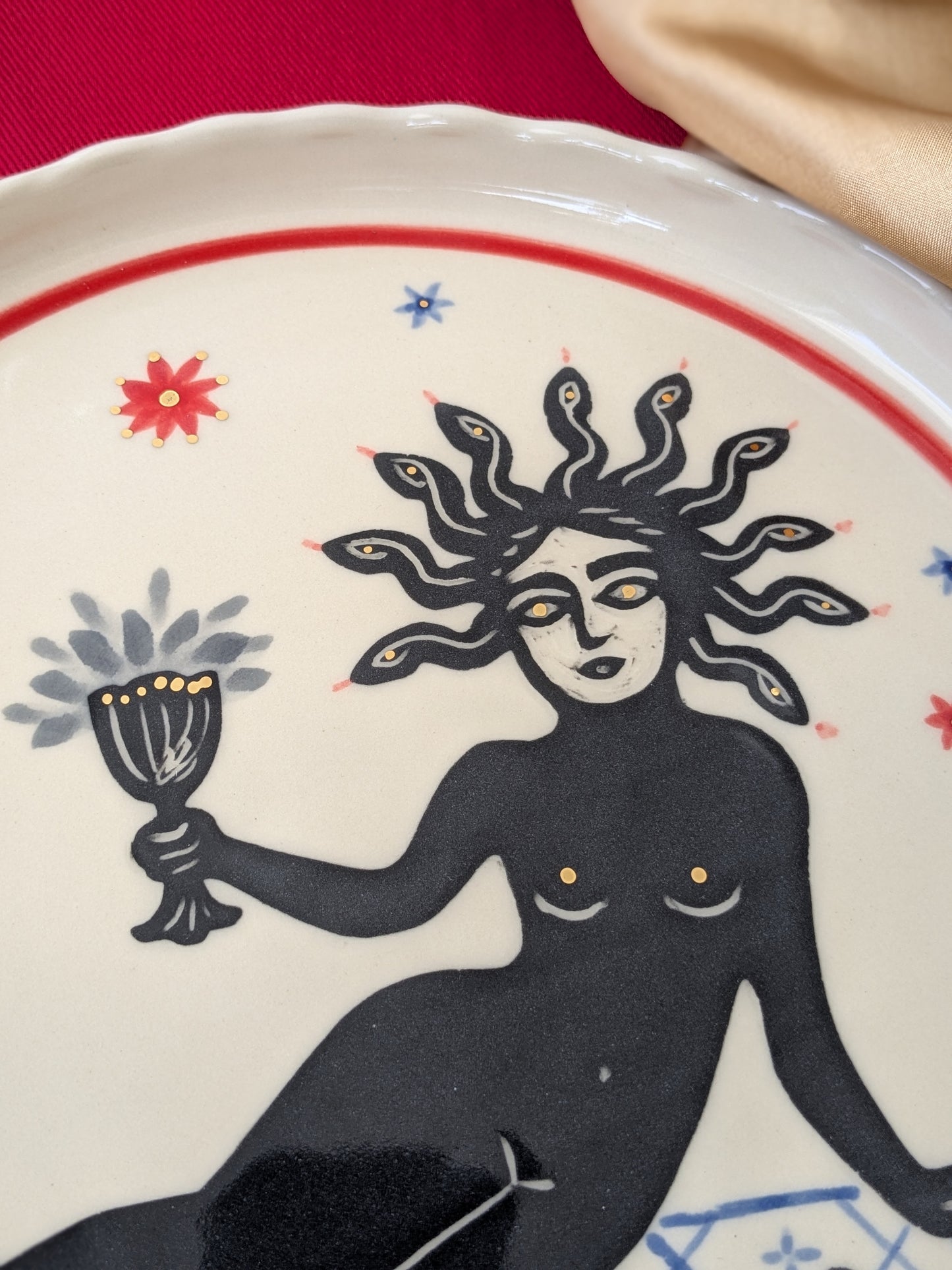 Small plate +greyhound+