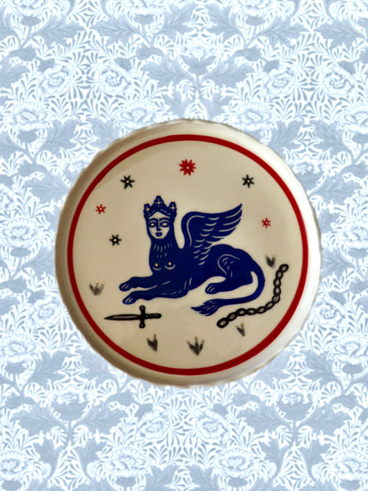 Small plate +greyhound+