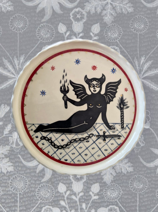 Small plate +greyhound+