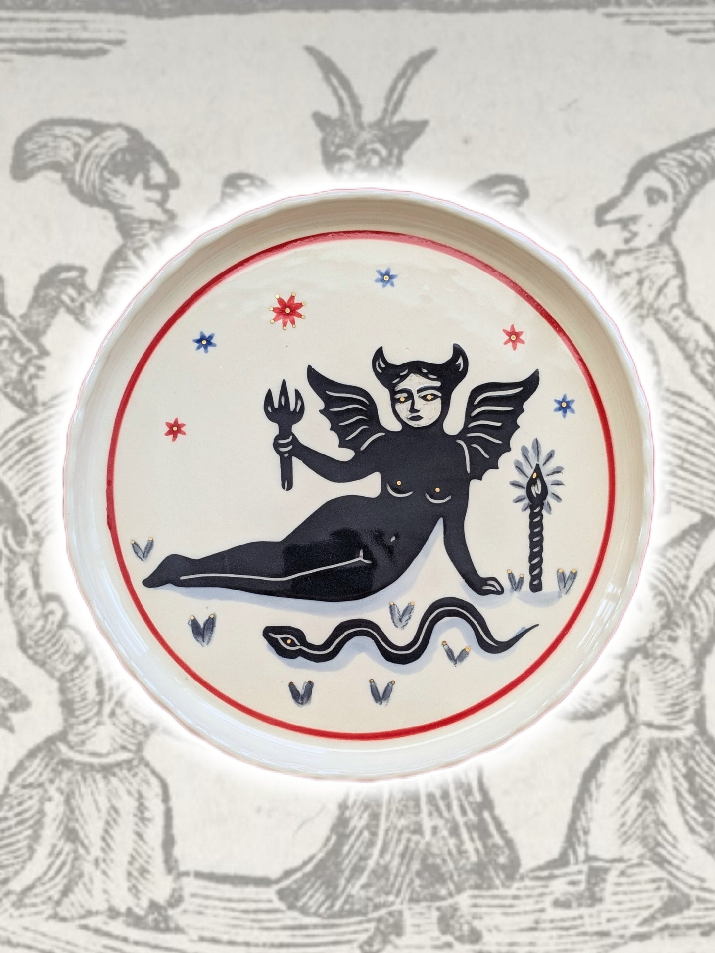 Small plate +greyhound+