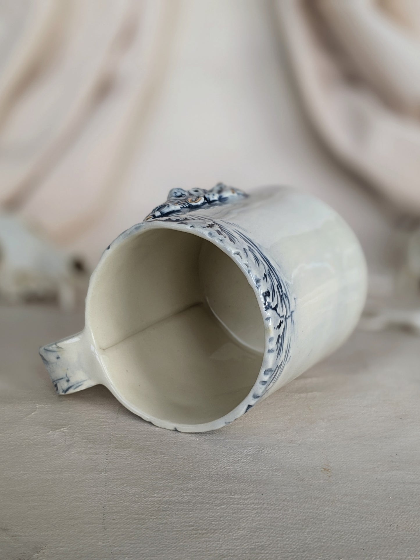 Large mug +golden studs+